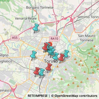 Mappa Via Beinasco, 10152 Torino TO, Italia (2.97167)