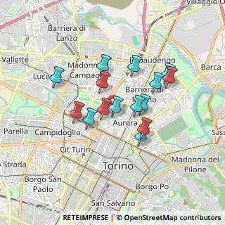 Mappa Via Beinasco, 10152 Torino TO, Italia (1.406)
