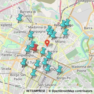 Mappa Via Beinasco, 10152 Torino TO, Italia (1.9965)