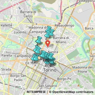 Mappa Via Beinasco, 10152 Torino TO, Italia (1.37)