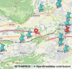 Mappa Strada Comunale di Rivoli, 10098 Rivoli TO, Italia (3.04)