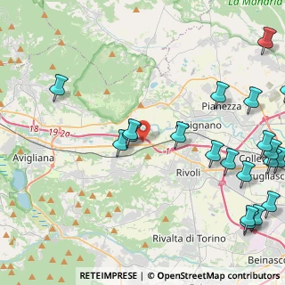 Mappa Strada Comunale di Rivoli, 10098 Rivoli TO, Italia (6.12)