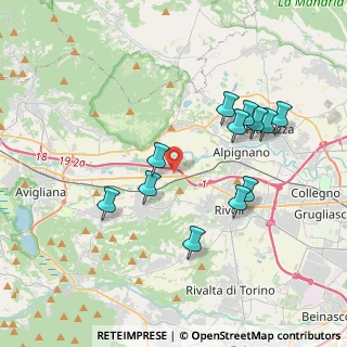 Mappa Strada Comunale di Rivoli, 10098 Rivoli TO, Italia (3.68417)