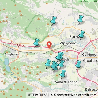 Mappa Strada Comunale di Rivoli, 10098 Rivoli TO, Italia (4.36167)