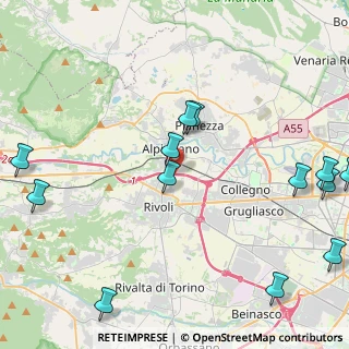 Mappa A32, 10098 Rivoli TO, Italia (5.79923)