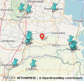 Mappa Via A. A. Rizzo, 45010 Villadose RO, Italia (20.59083)