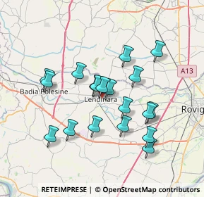 Mappa Via del Santuario, 45026 Lendinara RO, Italia (6.37316)