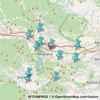 Mappa Via Paolo Borsellino, 10051 Avigliana TO, Italia (3.89364)