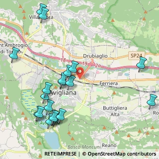 Mappa Via Paolo Borsellino, 10051 Avigliana TO, Italia (2.584)