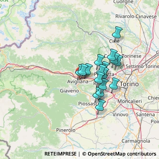Mappa Via Paolo Borsellino, 10051 Avigliana TO, Italia (10.76529)