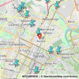 Mappa Via Mondovì, 10152 Torino TO, Italia (2.95182)