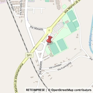 Mappa Via Martiri Villamarzana, 1, 45021 Badia Polesine, Rovigo (Veneto)