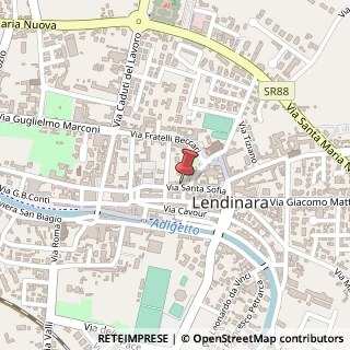 Mappa Via Clauzetto, 2, 45026 Lendinara, Rovigo (Veneto)