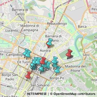 Mappa Via Chivasso, 10152 Torino TO, Italia (2.021)