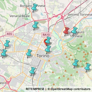 Mappa Via Chivasso, 10152 Torino TO, Italia (5.32833)