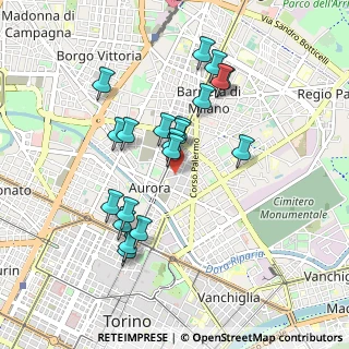 Mappa Via Chivasso, 10152 Torino TO, Italia (0.847)