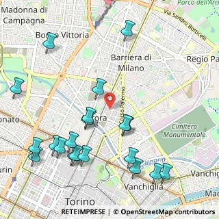Mappa Via Chivasso, 10152 Torino TO, Italia (1.283)