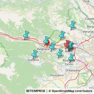 Mappa Viale M. Gandhi, 10041 Avigliana TO, Italia (6.8625)