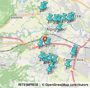 Mappa Via Fratelli Bellettati, 10098 Rivoli TO, Italia (2.064)
