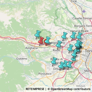 Mappa Rosta, 10090 Corso Moncenisio TO, Italia (9.2185)