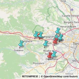 Mappa Rosta, 10090 Corso Moncenisio TO, Italia (6.80273)