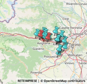 Mappa Viale Roma, 10051 Avigliana TO, Italia (7.8625)