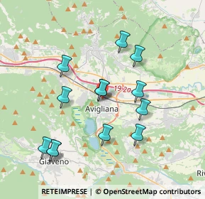 Mappa Viale Roma, 10051 Avigliana TO, Italia (3.63385)