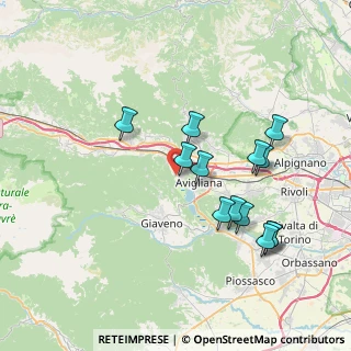 Mappa Via Grignetto, 10051 Avigliana TO, Italia (7.35462)