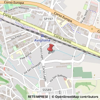Mappa Via Primo Maggio,  3, 10051 Avigliana, Torino (Piemonte)