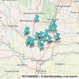 Mappa Via S. Giuseppe, 45026 Lendinara RO, Italia (9.922)