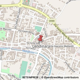 Mappa Via Santa Sofia,  39, 45026 Lendinara, Rovigo (Veneto)