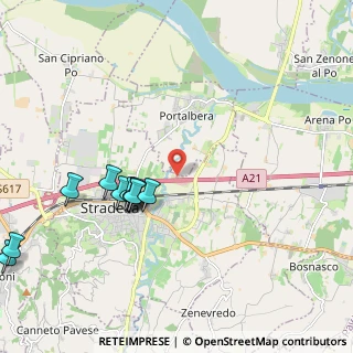 Mappa Autostrada A21 Brescia-Piacenza-Torino, 27049 Stradella PV, Italia (2.23545)