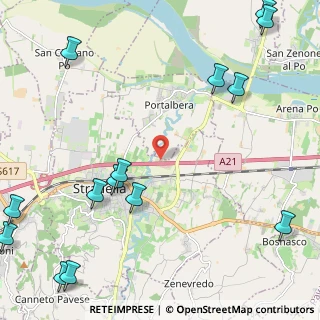 Mappa Autostrada A21 Brescia-Piacenza-Torino, 27049 Stradella PV, Italia (3.31)