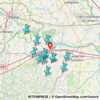 Mappa Autostrada A21 Brescia-Piacenza-Torino, 27049 Stradella PV, Italia (6.04)