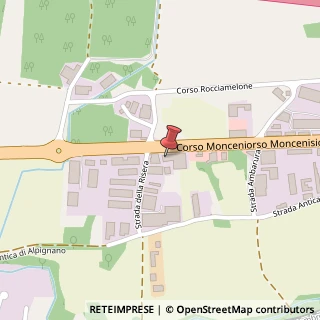 Mappa Corso Moncenisio, 63-2, 10093 Rosta, Torino (Piemonte)
