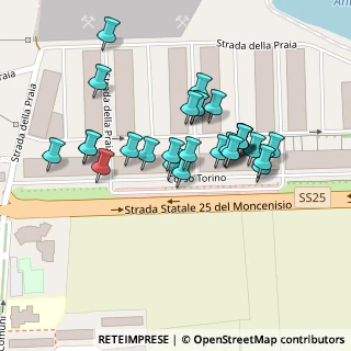 Mappa Strada della Praia, 10090 Buttigliera alta TO, Italia (0.09655)