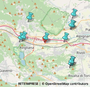 Mappa Strada della Praia, 10090 Buttigliera alta TO (4.62727)