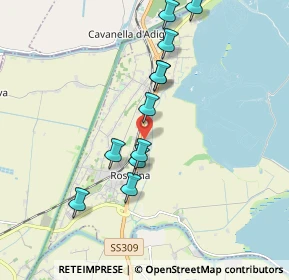 Mappa Via del Commercio, 45010 Rosolina RO, Italia (1.76909)