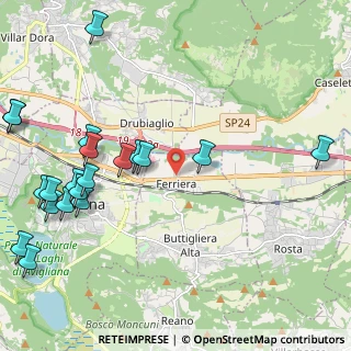Mappa Via Almese, 10090 Ferriera TO, Italia (2.8375)