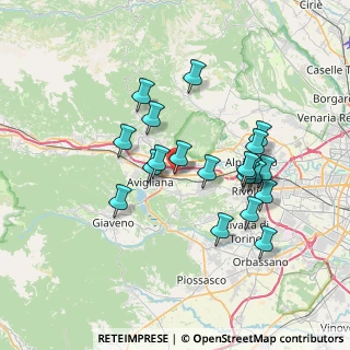 Mappa Via Almese, 10090 Ferriera TO, Italia (6.5805)