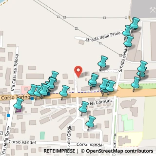 Mappa Corso Torino, 10090 Ferriera TO, Italia (0.14444)