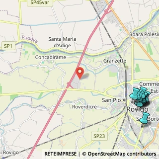 Mappa Via Achille Grandi, 45100 Rovigo RO, Italia (3.64077)