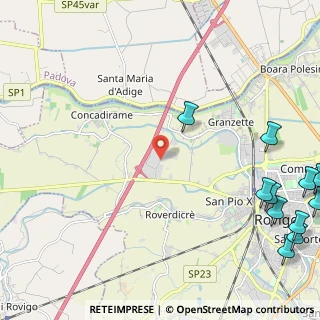 Mappa Via Achille Grandi, 45100 Rovigo RO, Italia (3.55545)