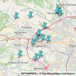 Mappa Piazza Avis, 10093 Collegno TO, Italia (4.26733)