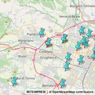 Mappa Piazza Avis, 10093 Collegno TO, Italia (6.04222)
