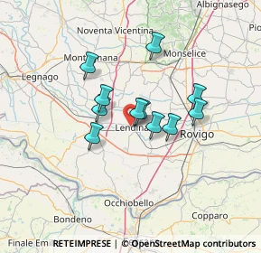 Mappa Via Oslavia Centro, 45026 Lendinara RO, Italia (9.74727)