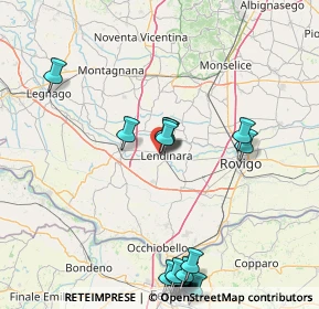 Mappa Via Oslavia Centro, 45026 Lendinara RO, Italia (21.3035)