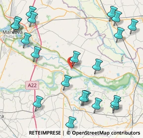 Mappa Via Nino Bixio, 46034 Bagnolo San Vito MN, Italia (11.0015)