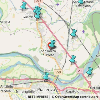 Mappa Via Martiri della Libertà, 26865 San Rocco al Porto LO, Italia (2.42)
