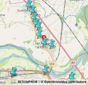 Mappa Via Martiri della Libertà, 26865 San Rocco al Porto LO, Italia (2.59643)